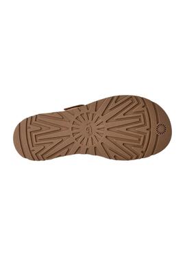 Sandalias UGG GoldenGaze Slide Chestnut para mujer