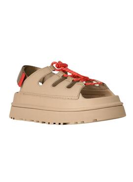 Sandalias UGG GoldenGlow Toggle tostado para mujer