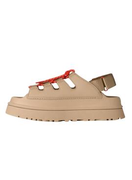 Sandalias UGG GoldenGlow Toggle tostado para mujer