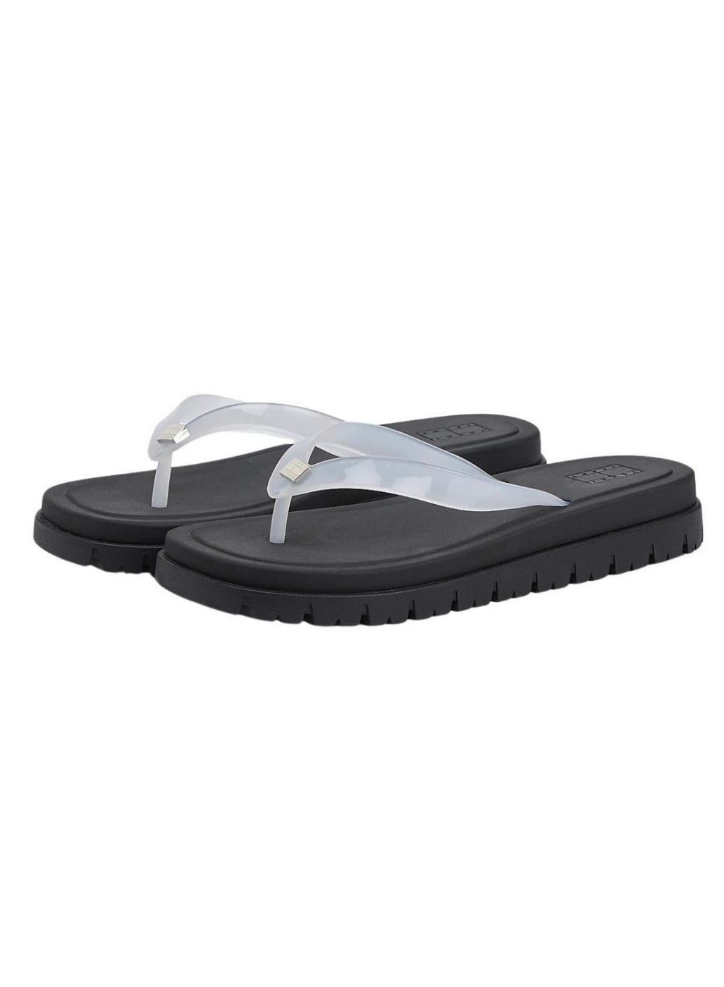 Chanclas Tommy Jeans Cleated Jelly de goma para mujer