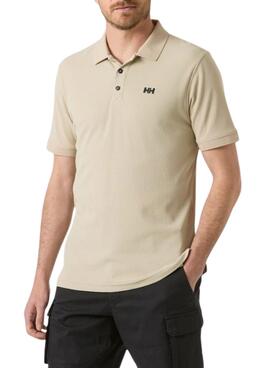 Polo Helly Hansen Driftline beige para hombre