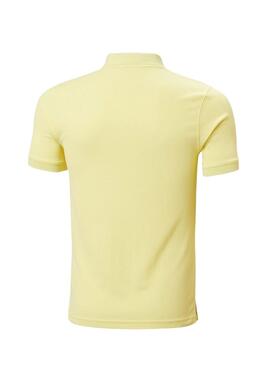 Polo Helly Hansen Driftline amarillo para hombre