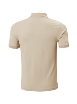 Polo Helly Hansen Driftline beige para hombre