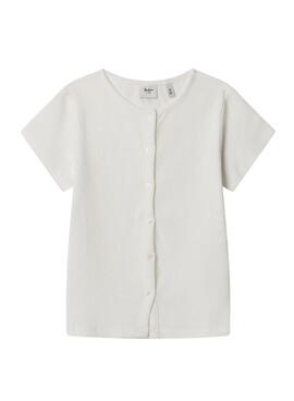 Camiseta Pepe Jeans Angy blanco para niña