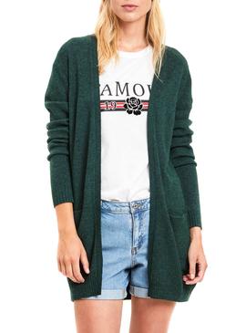 Chaqueta Vila Viril Verde Mujer