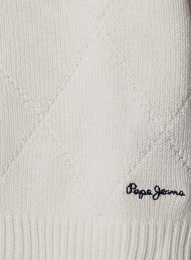 Jersey Pepe Jeans Florence blanco para niña