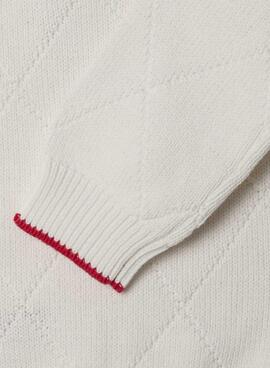 Jersey Pepe Jeans Florence blanco para niña