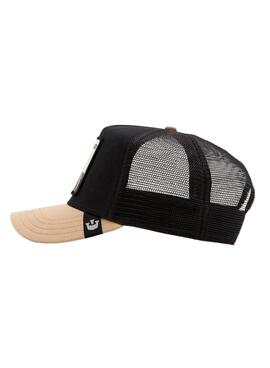 Gorra Goorin Bros The Guard Dog negro y beige para hombre