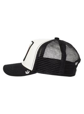 Gorra Goorin Bros King negro y blanco para hombre