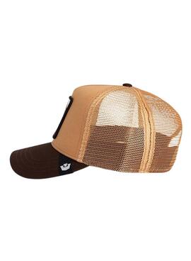 Gorra Goorin Bros King beige y marrón para hombre
