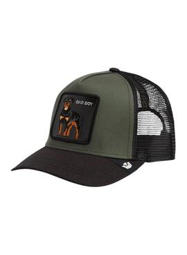 Gorra Goorin Bros Bad boy verde y negro para hombre
