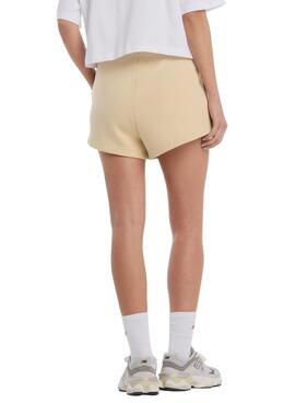 Shorts New Balance Fleece amarillo para mujer