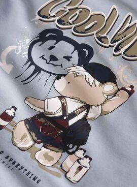 Camiseta Name It Digro azul para niño