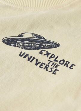 Camiseta Nameit Dib amarillo para niño