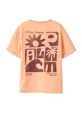Camiseta Name It Fakim naranja para niño