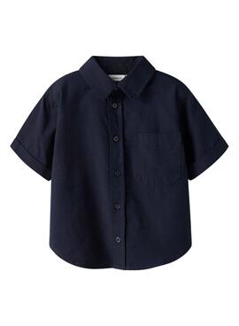 Camisa Name It Filip marino para niño