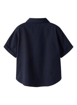 Camisa Name It Filip marino para niño