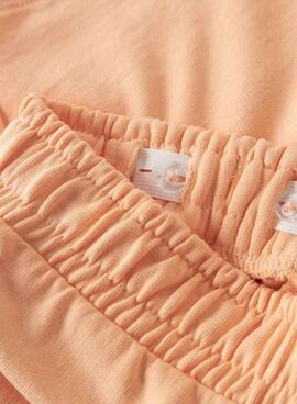 Bermudas Name It Fauvne naranja para niño