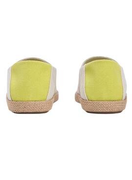 Alpargatas Tommy Hilfiger Core con logo beige para hombre