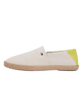 Alpargatas Tommy Hilfiger Core con logo beige para hombre