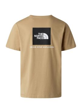 Camiseta The North Face Evo box beige para hombre