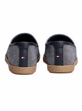 Alpargatas Tommy Hilfiger Chambray marino para hombre