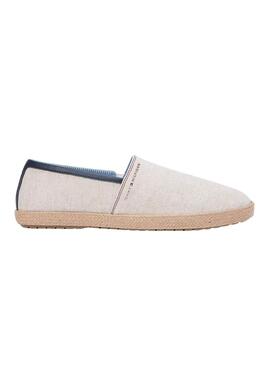 Alpargatas Tommy Hilfiger Chambray beige para hombre