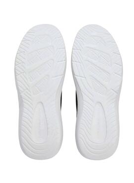 Zapatillas Tommy Hilfiger Knit Extralight negro para mujer