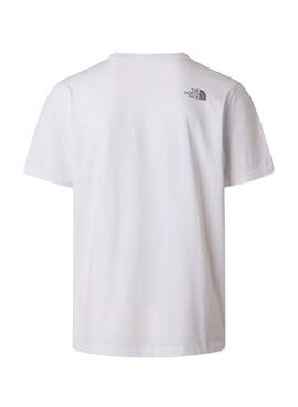 Camiseta The North Face Line blanco para hombre