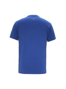 Camiseta Tommy Jeans Circle Azul Electrico Hombre