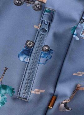 Chaqueta Name It Alfa excabadoras azul para niño