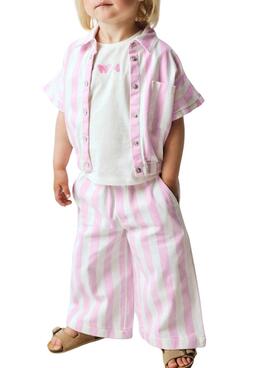 Camisa Name It Friba rosa para niña