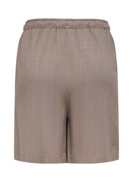 Bermudas Only Siesta beige para mujer