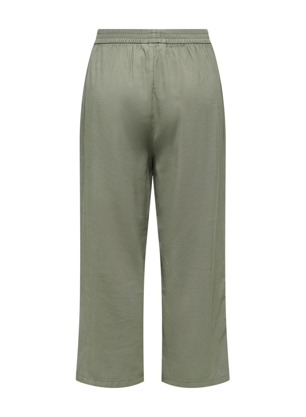 Pantalón Only Laris coulotte verde para mujer
