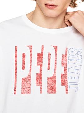 Camiseta Pepe Jeans Max Blanco Hombre