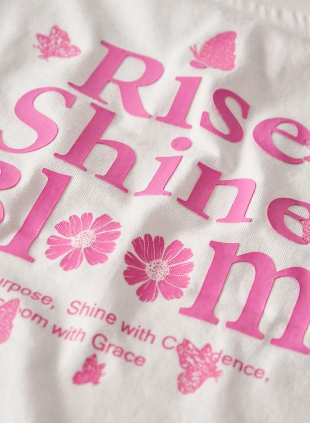 Camiseta Name It Futia blanco para niña