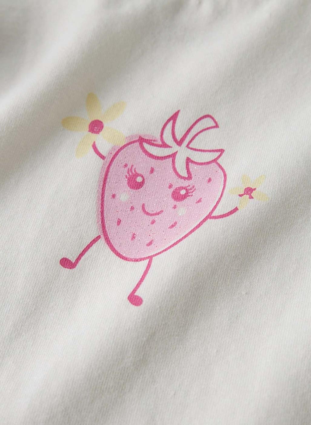 Camiseta Name It Flittaz blanco para niña