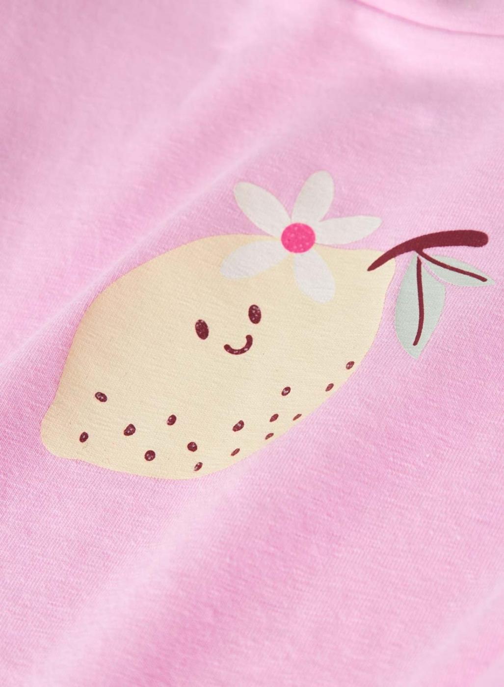 Camiseta Name It Flittaz rosa para niña