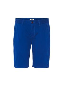 Bermuda Tommy Jeans Essential Chino Azul Electrico