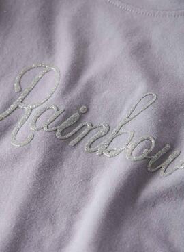 Camiseta Name It Dybba morado para niña