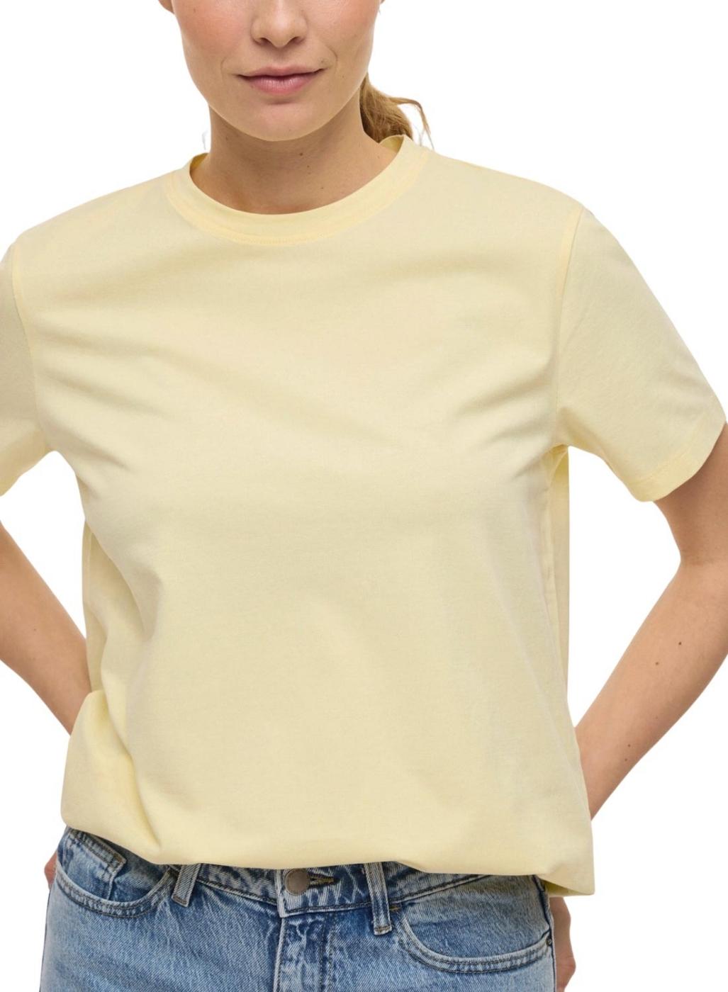 Camiseta Vila Nora amarillo para mujer