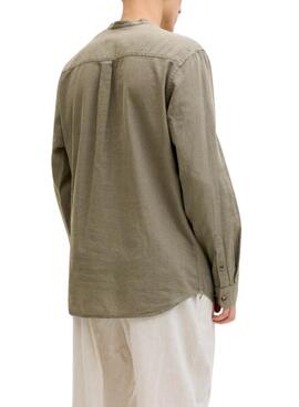 Camisa Jack and Jones Summer verde para hombre