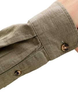 Camisa Jack and Jones Summer verde para hombre