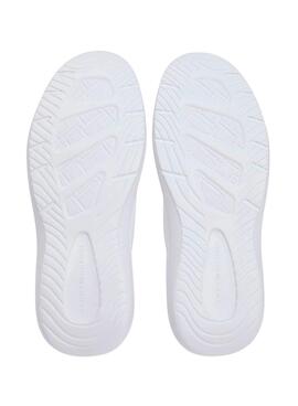 Zapatillas Tommy Hilfiger Knit Extralight blanco para mujer