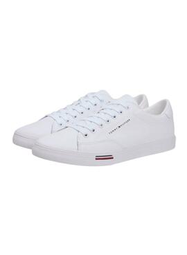Zapatillas Tommy Hilfiger Vulc Core de piel blanco para hombre