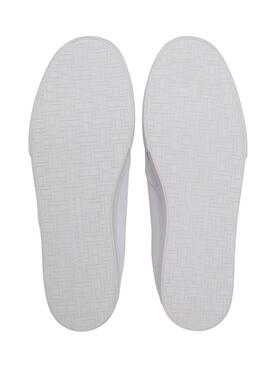 Zapatillas Tommy Hilfiger Vulc Core de piel blanco para hombre