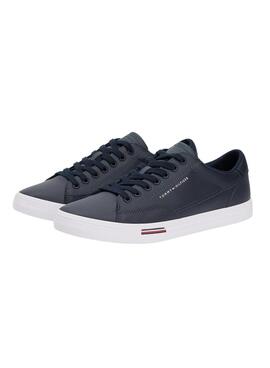 Zapatillas Tommy Hilfiger Vulc Core de piel marino para hombre