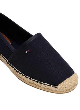 Alpargatas Tommy Hilfiger Flag Canvas marino para mujer