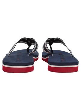 Chanclas Tommy Hilfiger Webbing marino para mujer
