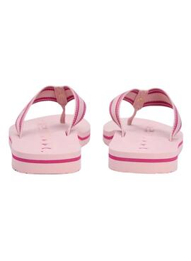 Chanclas Tommy Hilfiger Webbing rosa para mujer